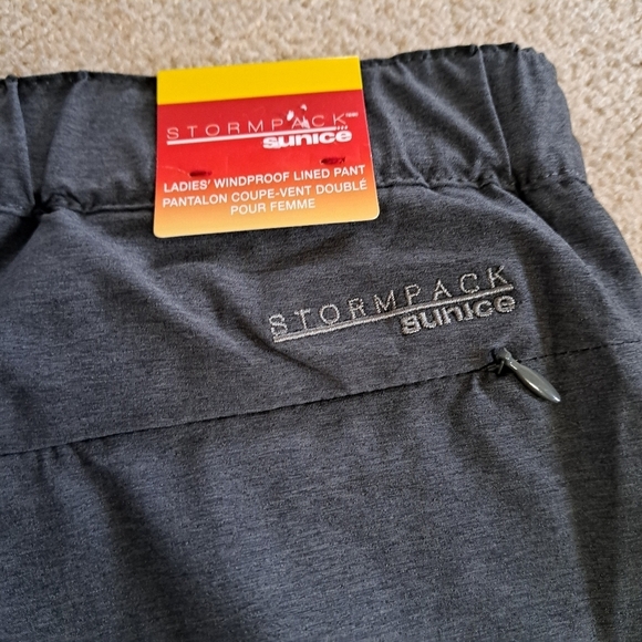 Sunice Stormpack Ladies Windproof Lined Pants Grey Womens Small - Picture 11 of 14